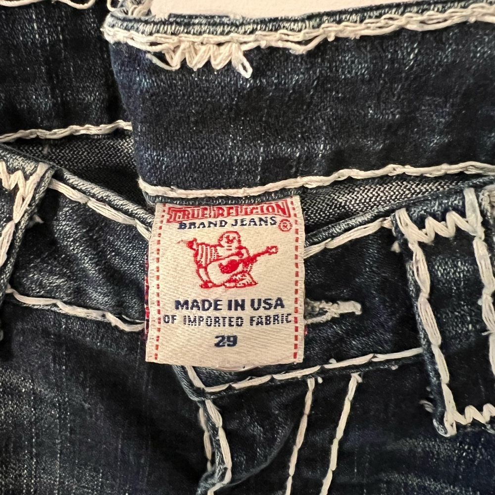 True Religion Flare Jeans - Size 29 (Made in USA) - Bobby Super T - Picture 4 of 10